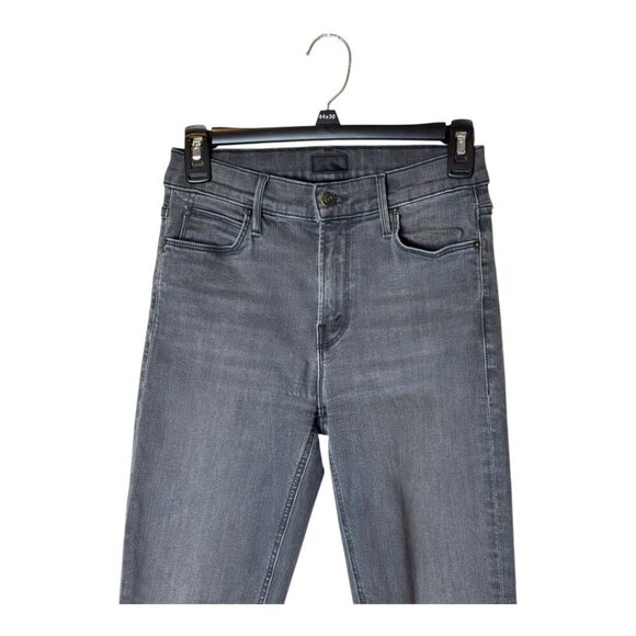 Mother Jeans Women 25 Washed Black Gray Mid Rise‎ Dazzler Lighting Up Lanterns - Picture 4 of 13